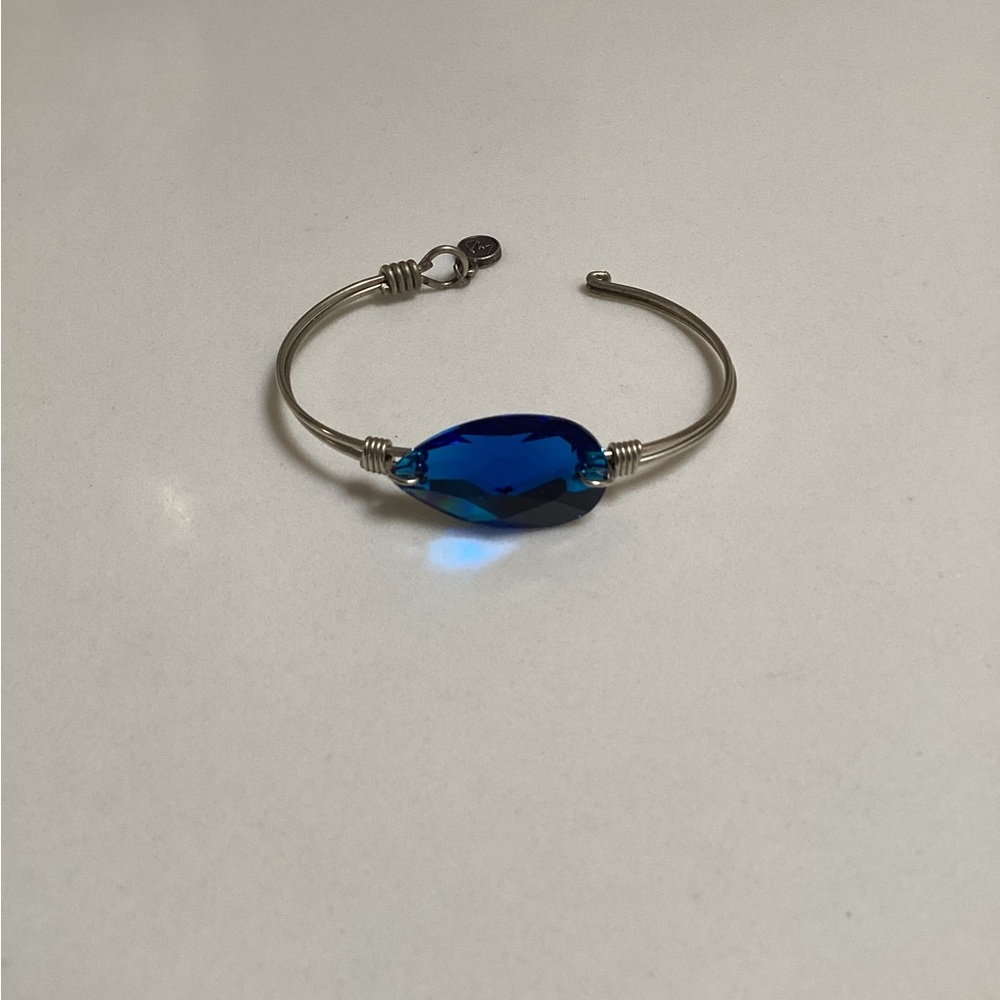 Luca & Danni royal blue bauble bangle - Picture 2 of 7